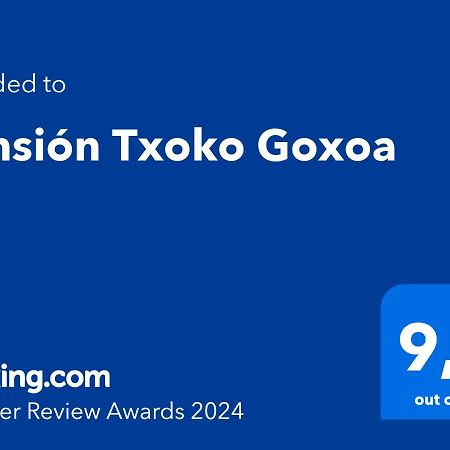 Pension Txoko Goxoa Ондаррібія Екстер'єр фото